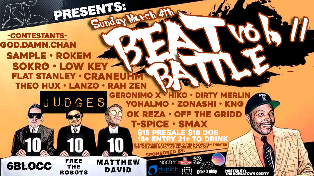 Beat Battle 2 Place Au Nouveau Son Streaming Vf Beat Cinema Beat Battle Vol. 11 - dublab