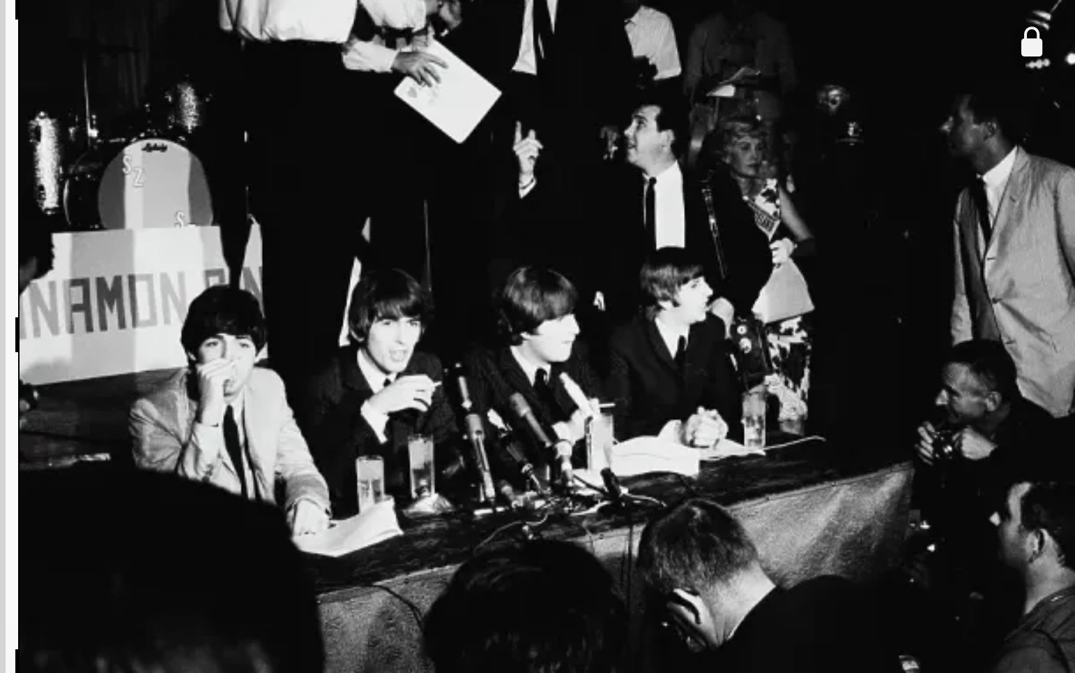 The Beatles’ 1964 Press Conference at Cinnamon Cinder