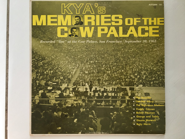 Memories of the Cow Palace (1963) LP featuring The Righteous Brothers